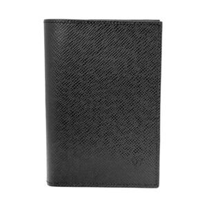 Louis Vuitton Taiga Couverture Passport NM Card Wallet Noir Black